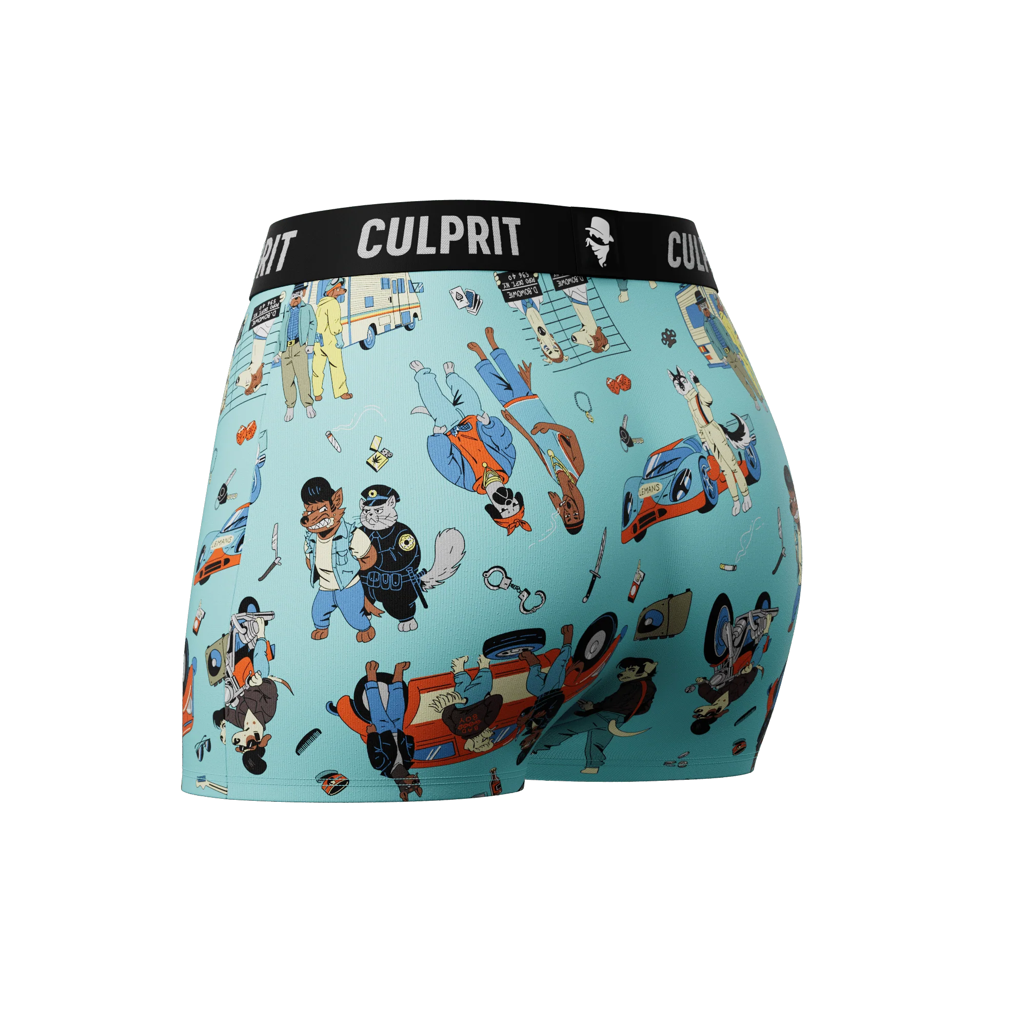 Bad to the Bone 🚓  Booty Shorts - Image 3