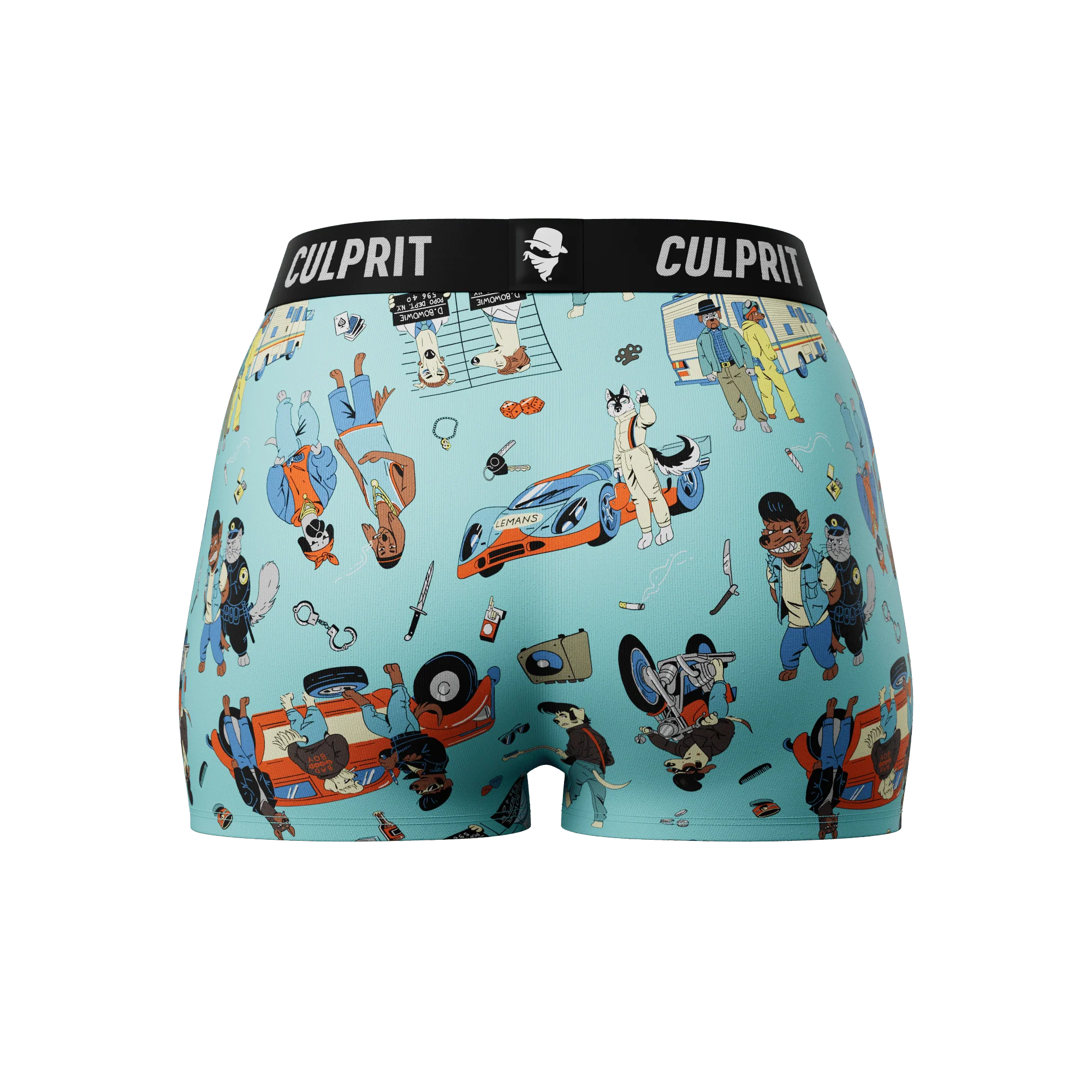 Bad to the Bone 🚓  Booty Shorts - Image 4