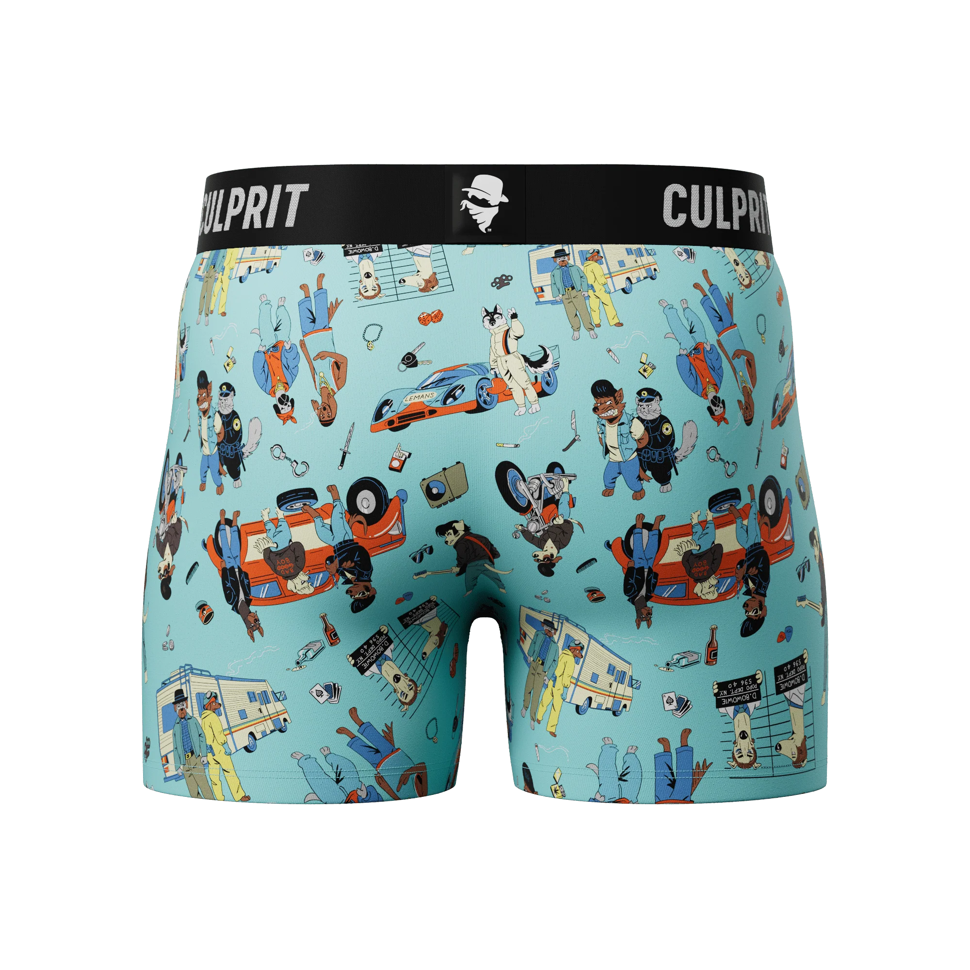 Bad to the Bone 🚓  Boxer Briefs w/ fly - Image 4