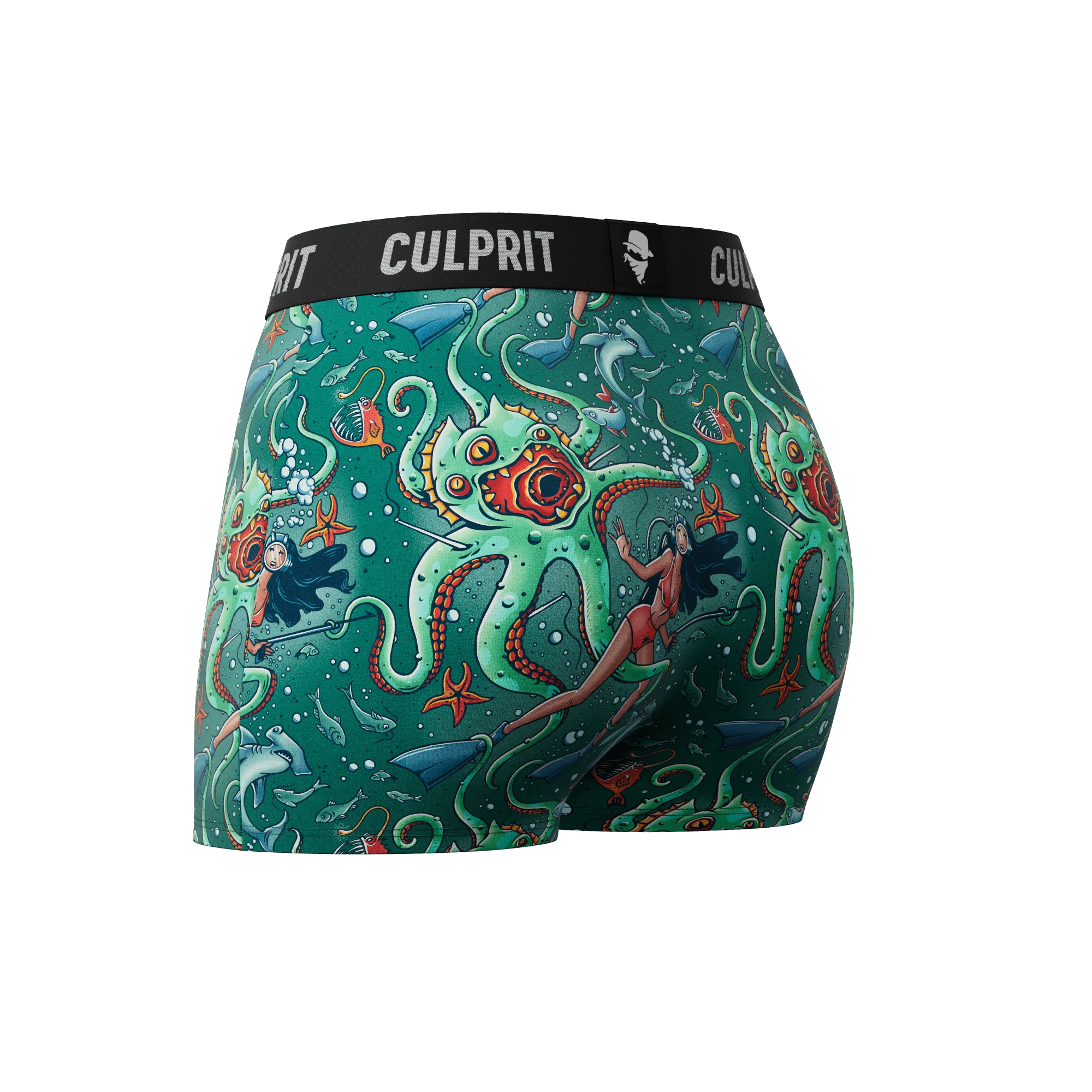 Get It Kraken! 🦑 Booty Shorts - Image 4