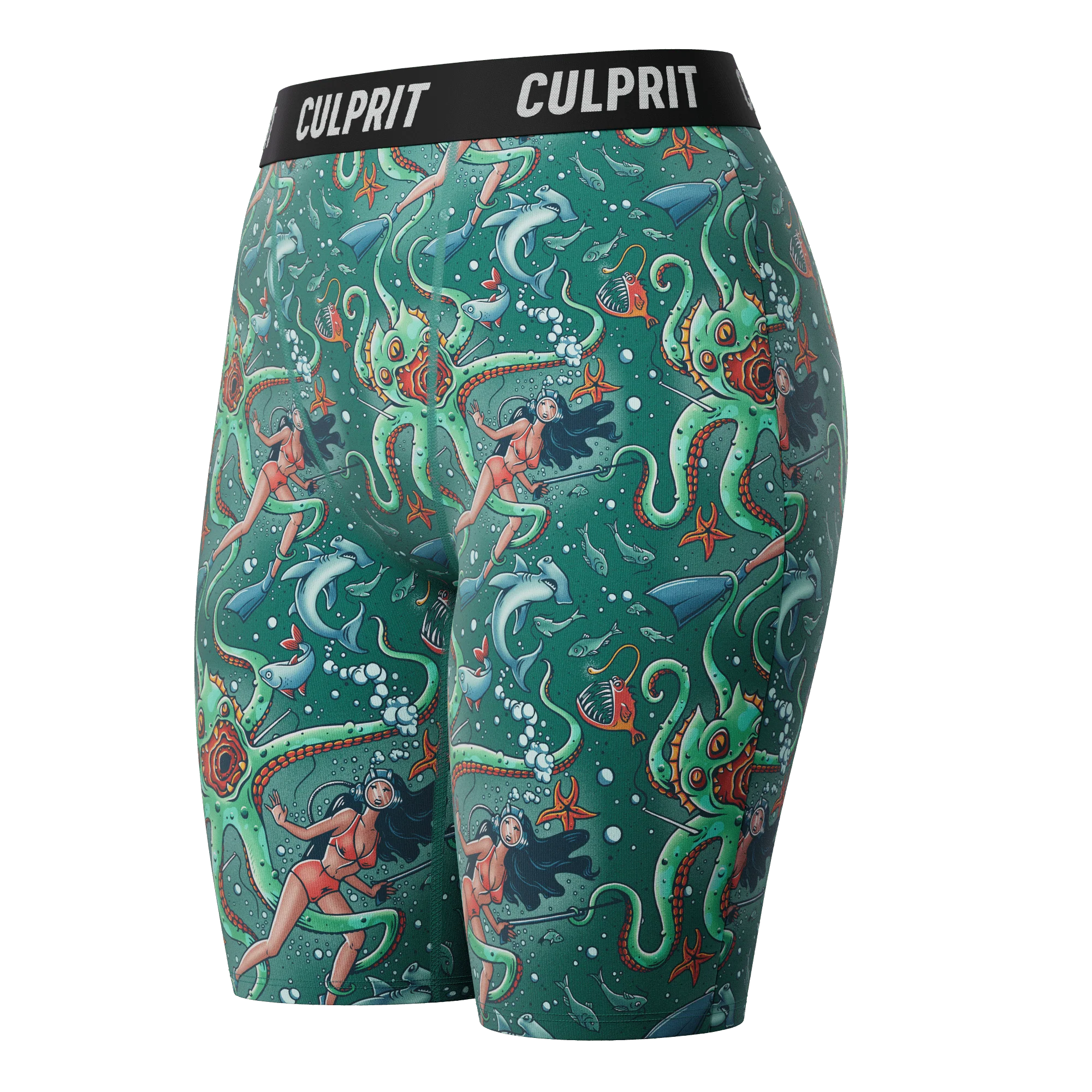 Get It Kraken! 🦑 Long LadyBoxers - Image 3