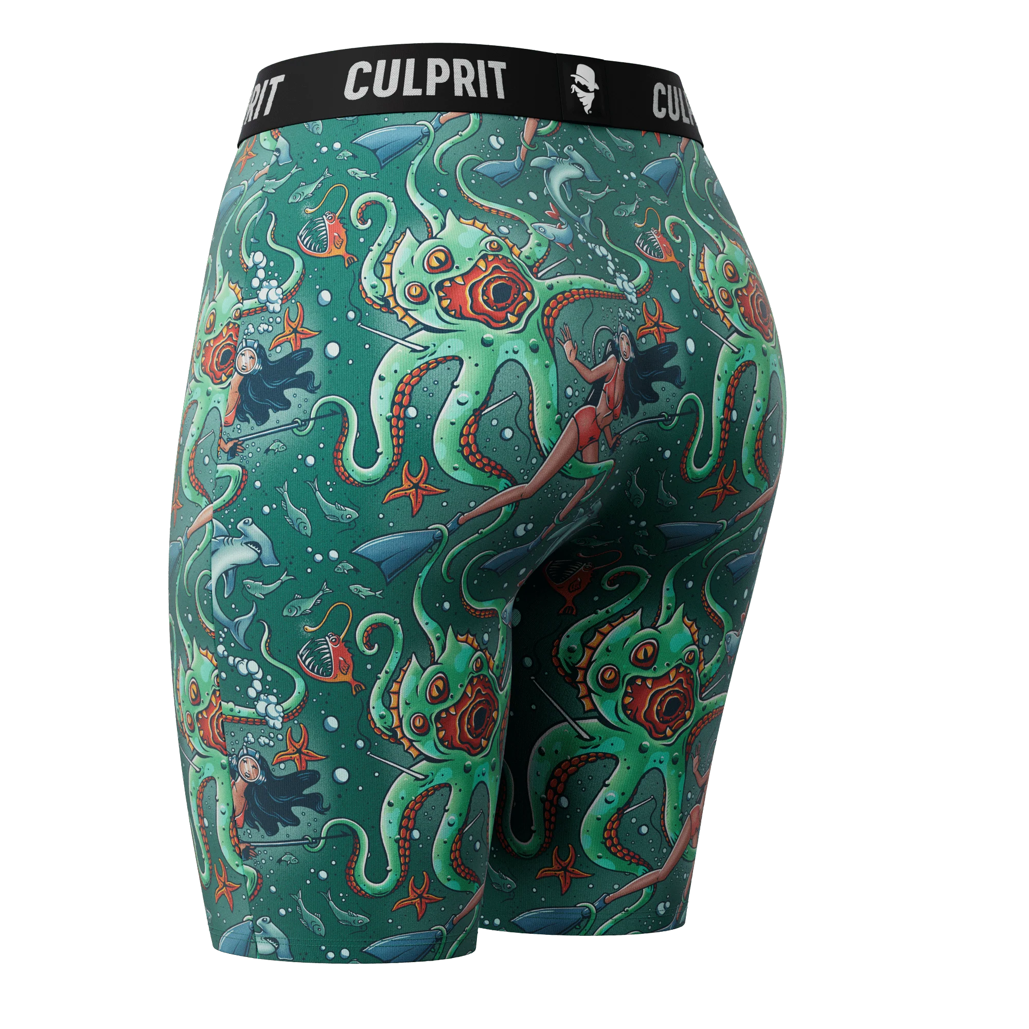Get It Kraken! 🦑 Long LadyBoxers - Image 4