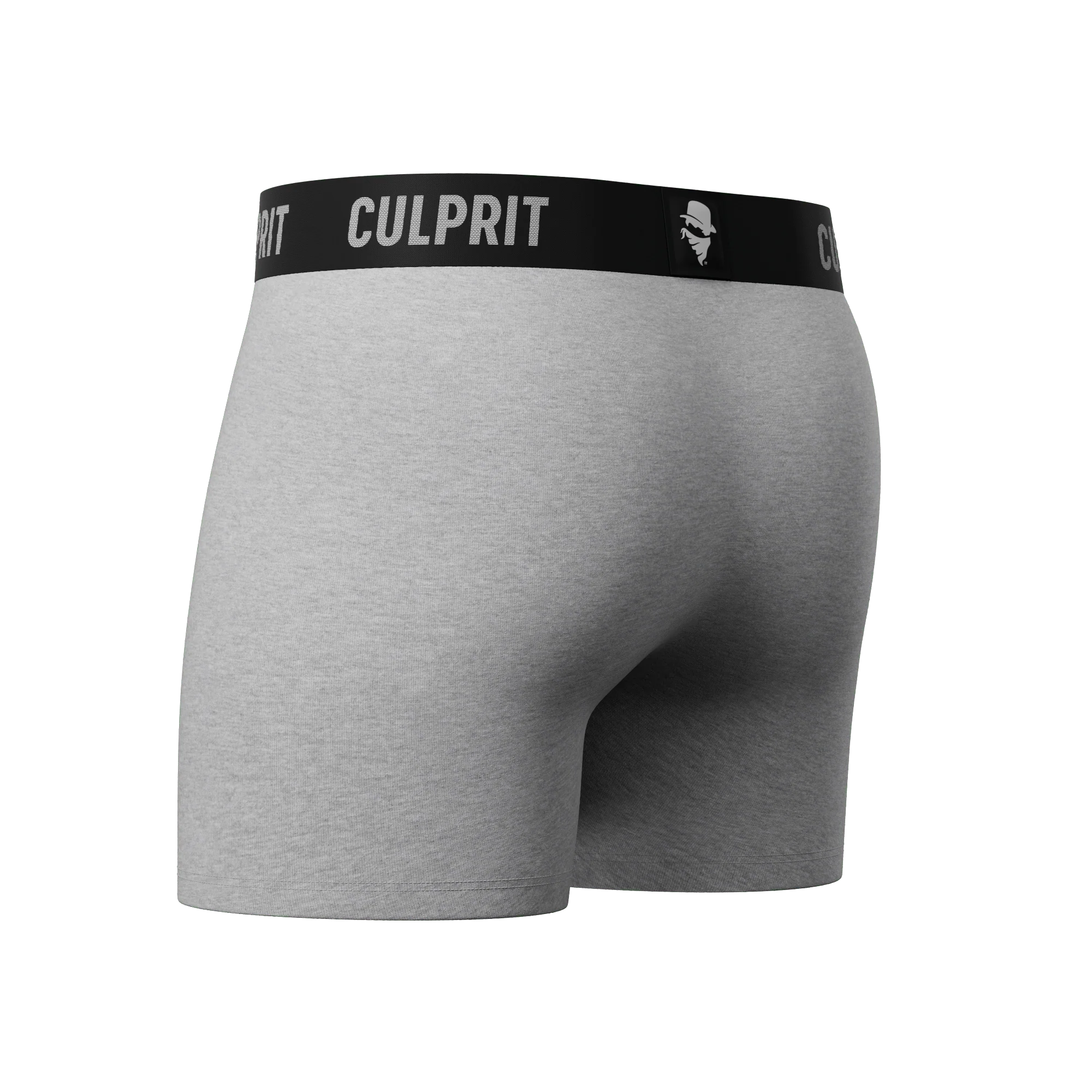 Heather Grey Men's Boxer Brief🌪️ - Image 3