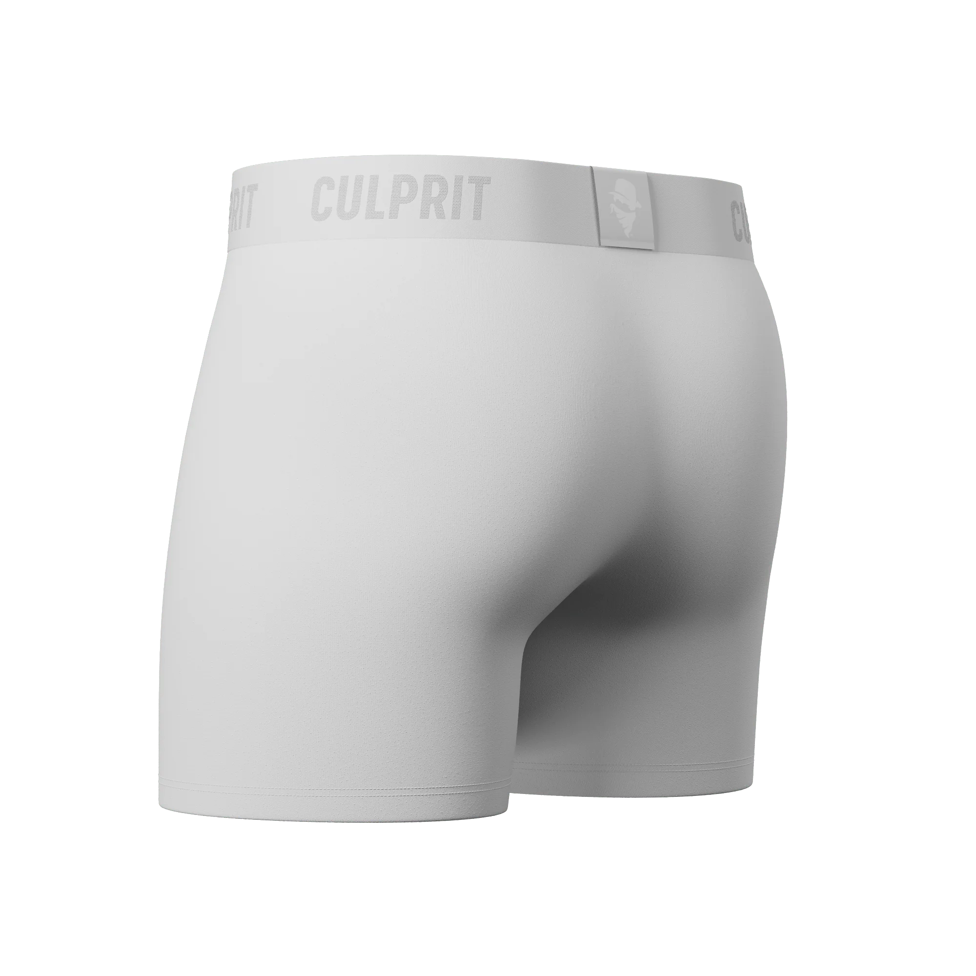 White Hot Solid Boxer Briefs w/ fly - Image 3